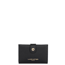 Lancaster Sierra Porte Cartes En Cuir Grainé 138-011 Noir