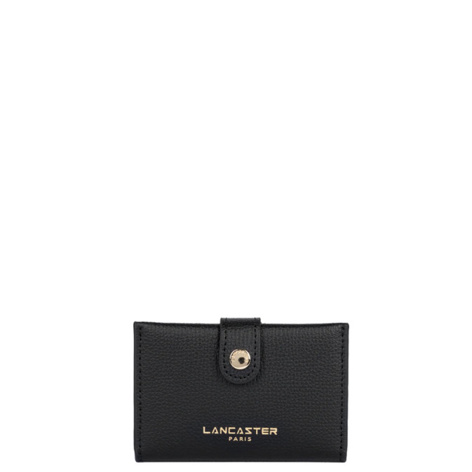 Lancaster Sierra Card Holder in Grained Leather 138-011 Black