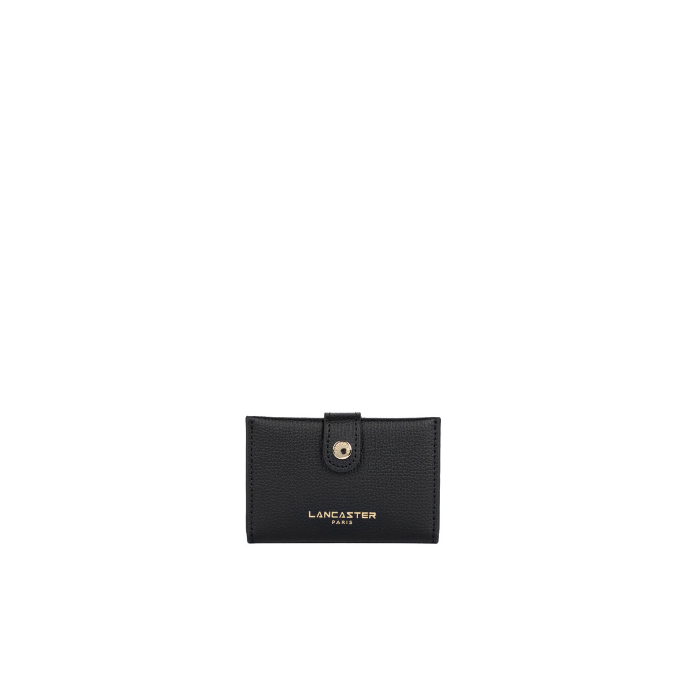 Lancaster Sierra Porte Cartes En Cuir Grainé 138-011 Noir