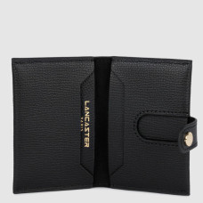Lancaster Sierra Card Holder in Grained Leather 138-011 Black