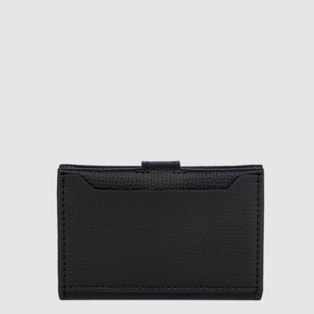 Lancaster Sierra Porte Cartes En Cuir Grainé 138-011 Noir dos