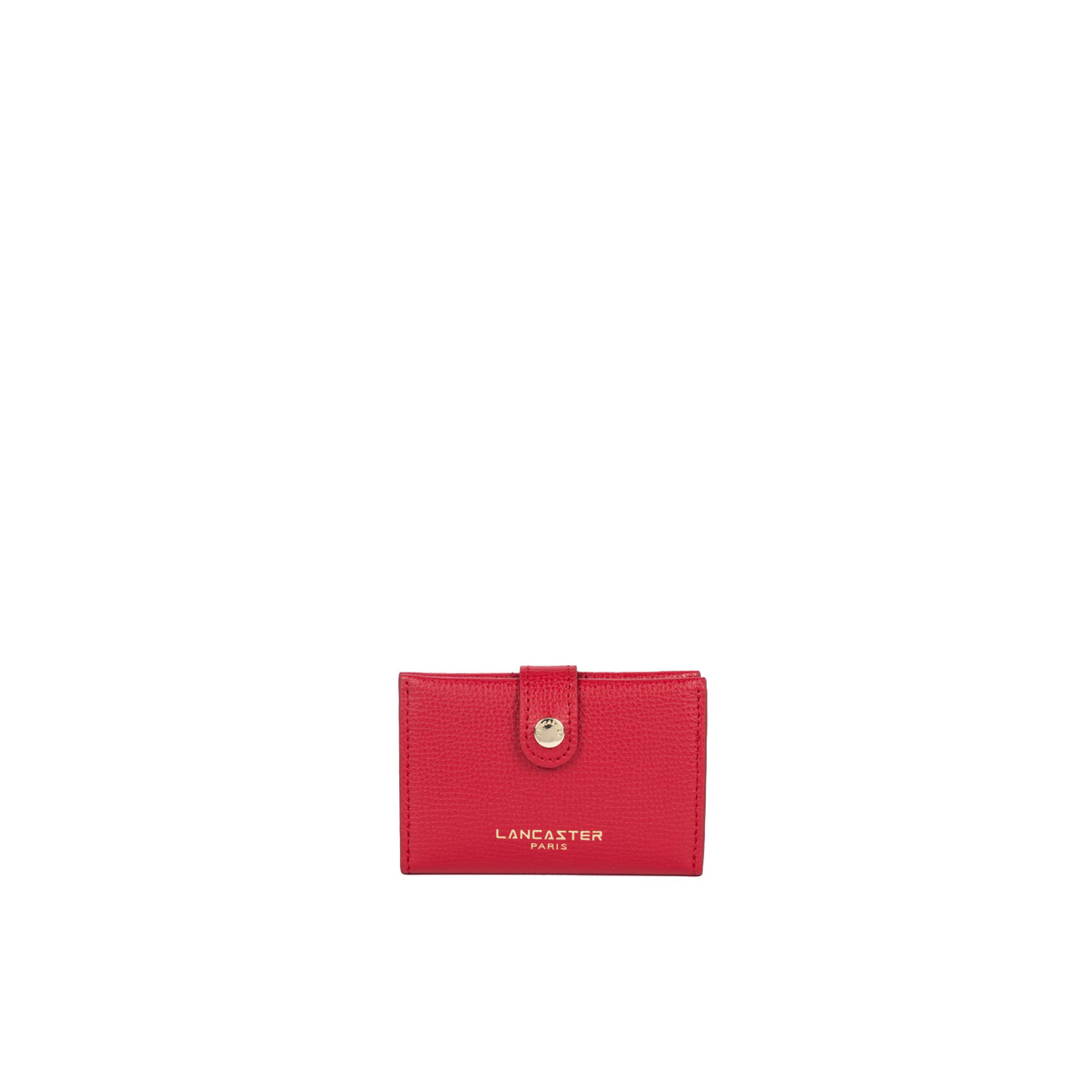 Lancaster Sierra Porte Cartes En Cuir Grainé 138-011 Rouge