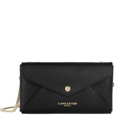 Lancaster Sierra Organized Pouch in Grained Leather 138-015 Black