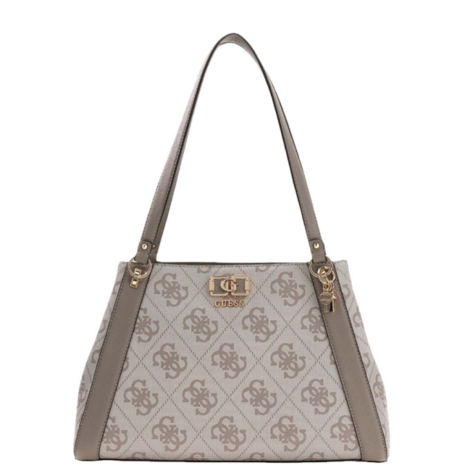 Guess Karnilla Logo Shopping Bag Dko Dark Taupe