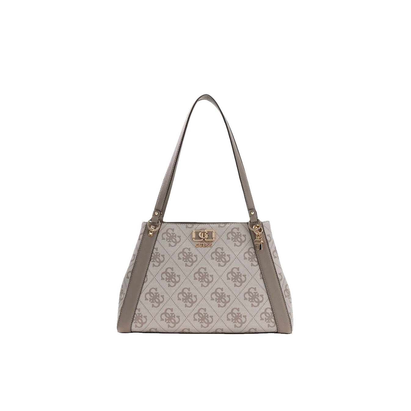 Guess Karnilla Logo Shopping Bag Dko Dark Taupe