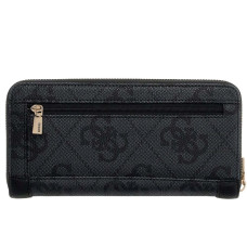 Guess Karnilla Logo Grand Zippered Companion Clo Coal Logo