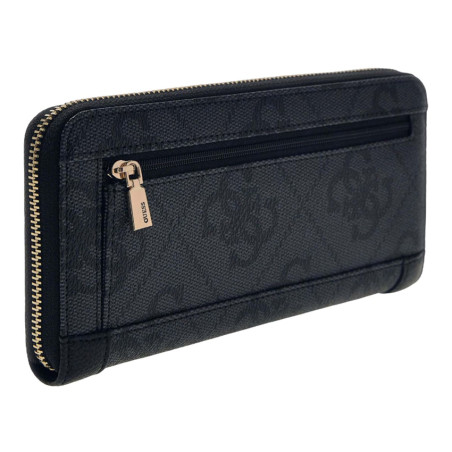 Guess Karnilla Logo Grand Zippered Companion Clo Coal Logo