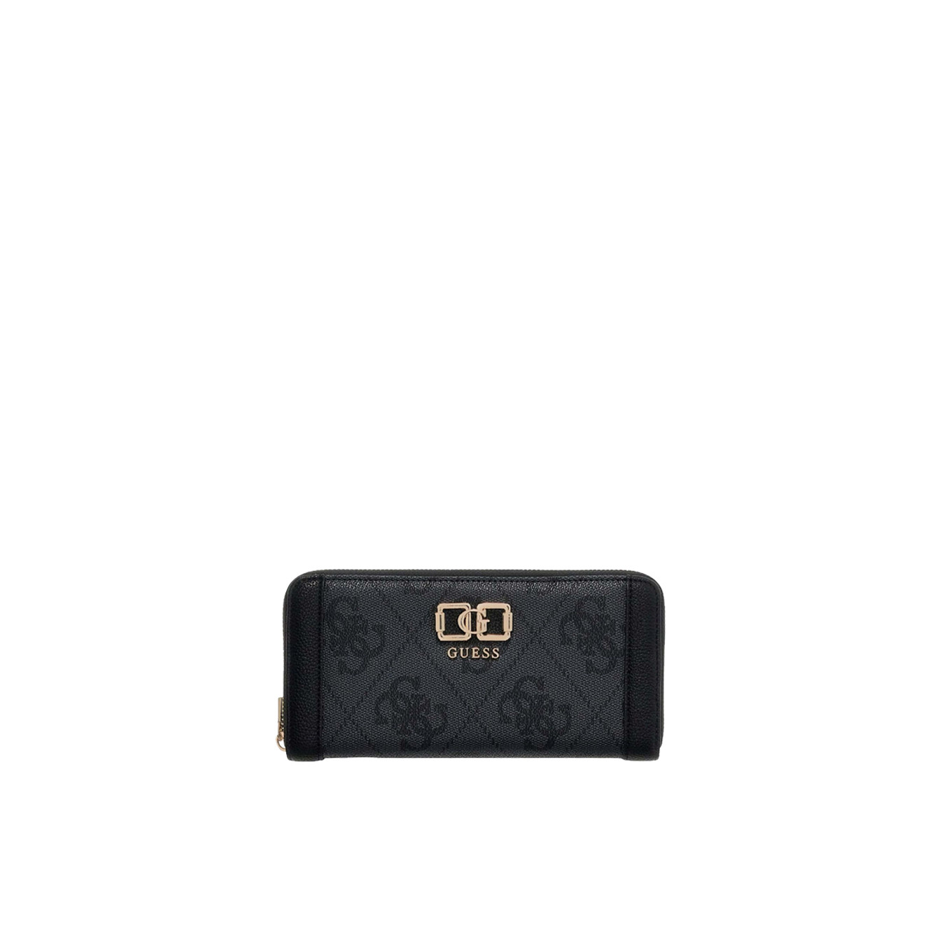 Guess Karnilla Logo Grand Zippered Companion Clo Coal Logo