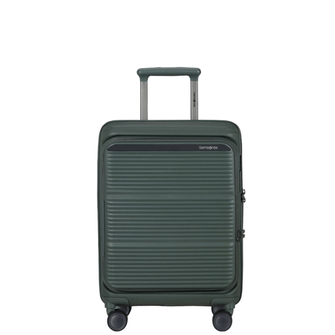 Samsonite Paralux 55cm Olive 4-Wheel Expandable Suitcase