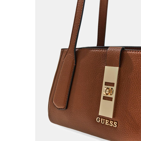 Guess Brooke Shoulder Bag Cognac