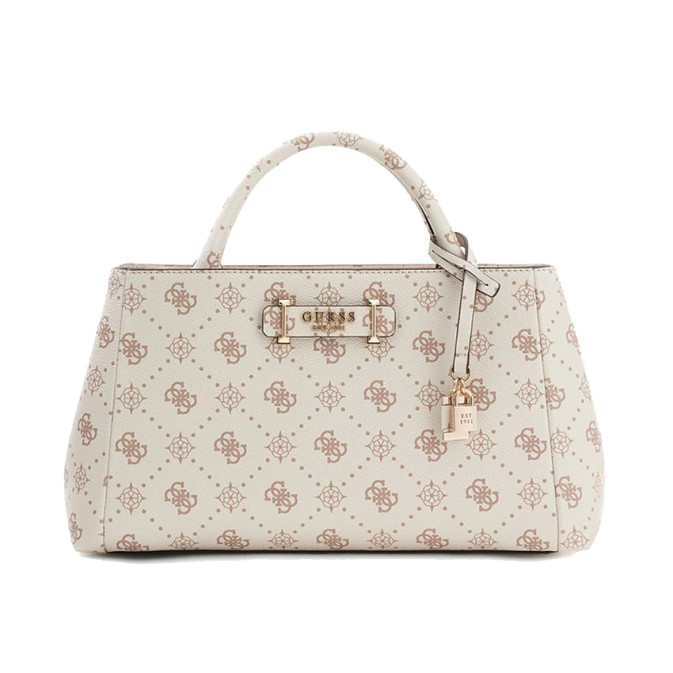 Guess Carrie Logo Handbag with VNO Cream Logos