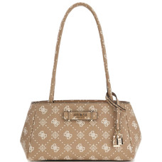 Guess Carrie Logo Sac Porté Epaule Logo 4G BSG Beige