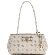 Guess Carrie Logo Shoulder Bag Logo 4G VNO Cream