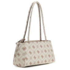 Guess Carrie Logo Shoulder Bag Logo 4G VNO Cream