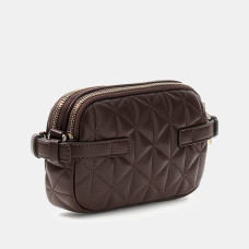 Guess Paisleigh Mini Crossbody Quilted Bag ESP Brown