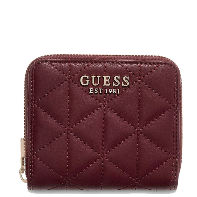 Guess Paisleigh Mini Portefeuille BUR Burgundy
