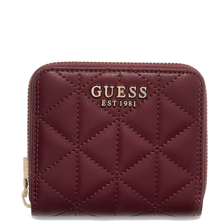 Guess Paisleigh Mini Portefeuille BUR Burgundy