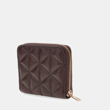 Guess Paisleigh Mini Portefeuille ESP Marron cote