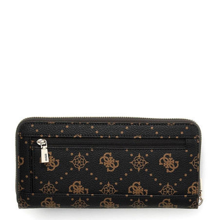 Guess Carrie Logo Zipper Companion with Logos ESL Brown