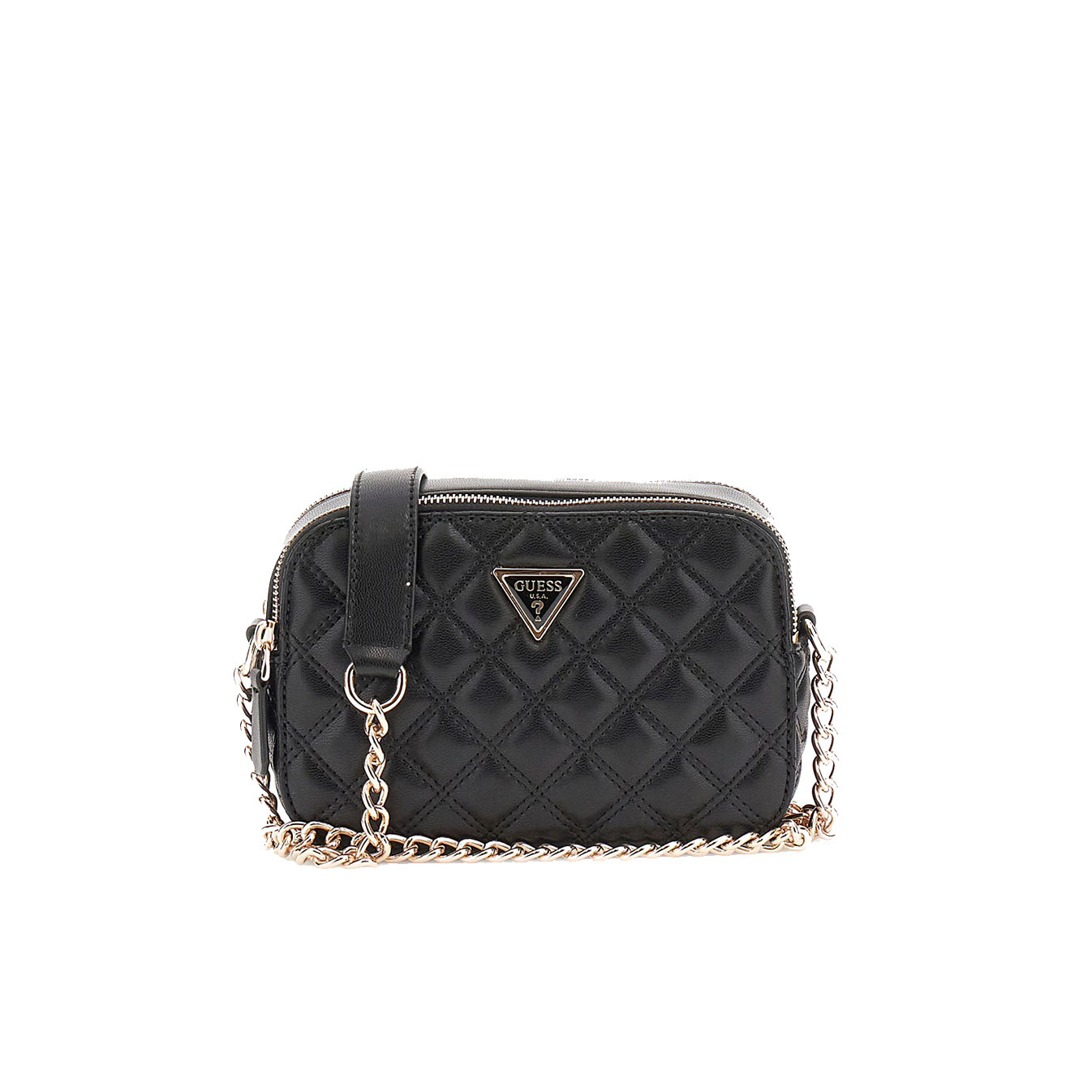 Guess Giully II Petit Sac Trotteur Capitonné Black