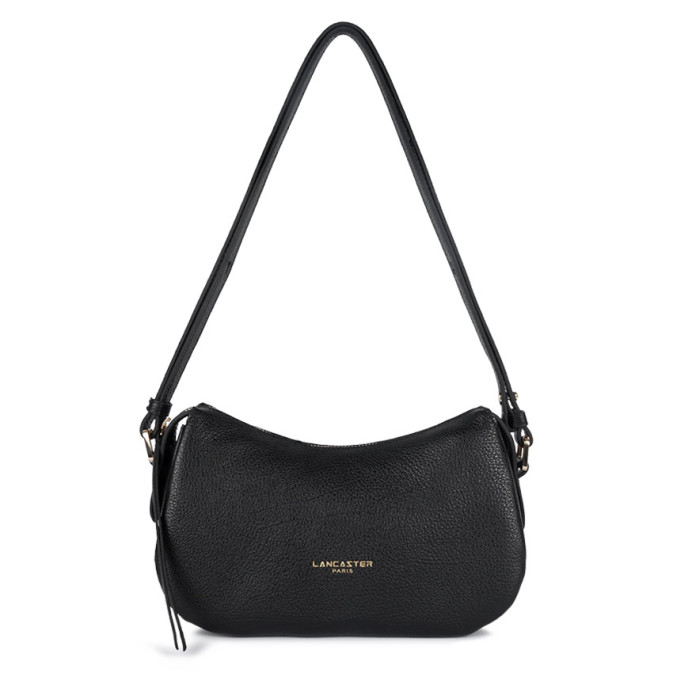 Lancaster Dune Petit sac Besace En Cuir Grainé 529-94 Noir