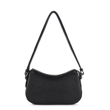 Lancaster Dune Petit sac Besace En Cuir Grainé 529-94 Noir dos