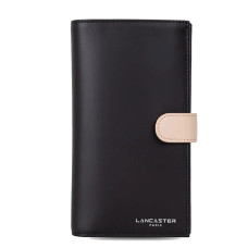 Lancaster Constance All-in-One and Checkbook Holder 137-16 Black Nu...