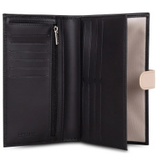 Lancaster Constance All-in-One and Checkbook Holder 137-16 Black Nu...
