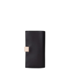 Lancaster Constance All-in-One and Checkbook Holder 137-16 Black Nu...