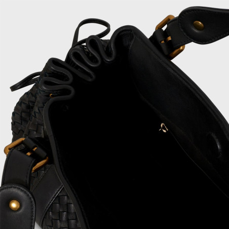 Gérard Darel The 24 Hours Woven Leather Handbag