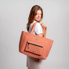 Tataouine Quilted Tote Bag Size L 16"