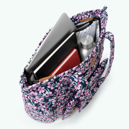Cabaïa Tote Bag Taille M 14" Cagliari ouvert ordi