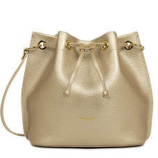 Lancaster Alba Double Bag 470-81 Pale Gold In Nude