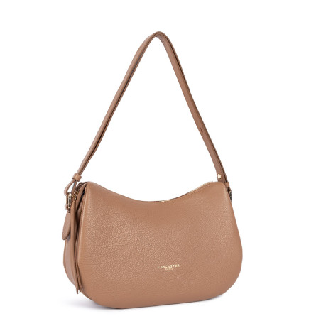 Lancaster Dune Besace En Cuir Grainé 529-95 Camel cote