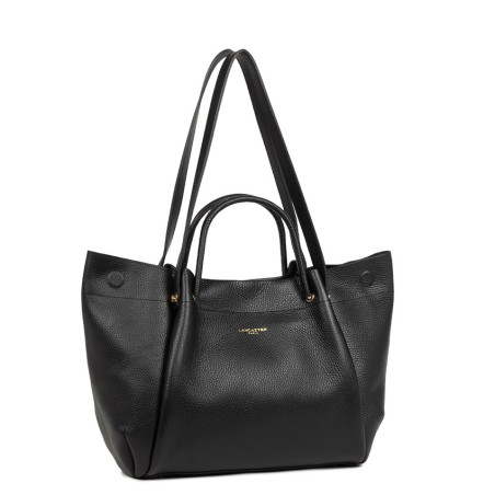 Lancaster Foulonne Double Louisa Large Shopping Bag 470-90 Black In...