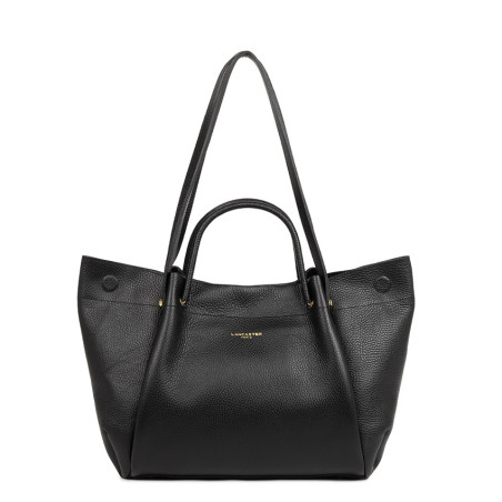 Lancaster Foulonne Double Louisa Large Shopping Bag 470-90 Black In...