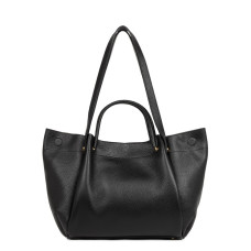Lancaster Foulonne Double Louisa Large Shopping Bag 470-90 Black In...