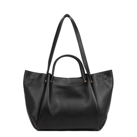 Lancaster Foulonne Double Louisa Grand Sac Shopping 470-90 Noir In Nude dos