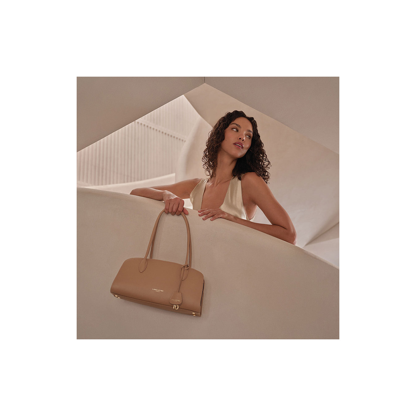 Lancaster Mademoiselle Bonnie Shoulder Bag with Long Straps 572-130...