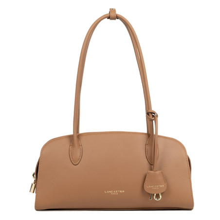 Lancaster Mademoiselle Bonnie Sac Porté Epaule Aux Anses Longues 572-130 Moka