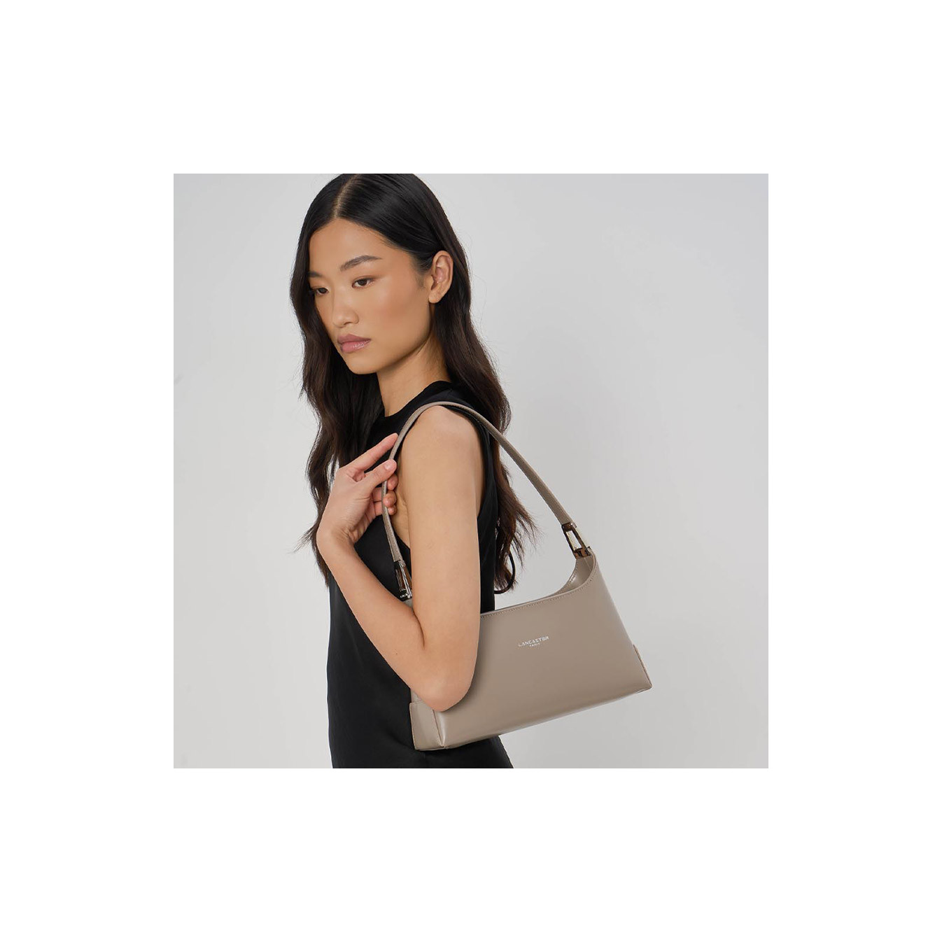 Lancaster Suave Ace Handbag 433-20 Galet Fonce