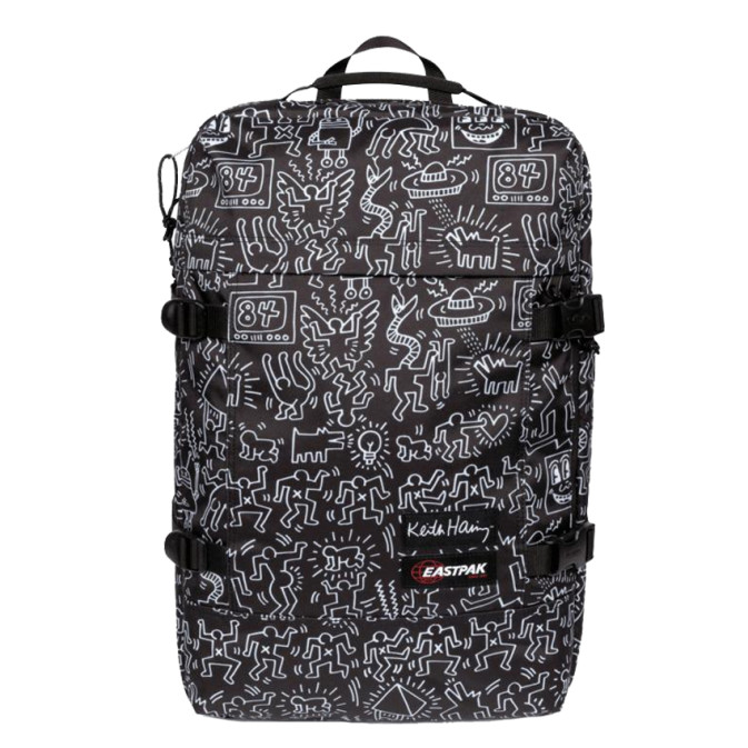 Eastpak x Keith Haring Travelpack 6z2 Black Travel Bag