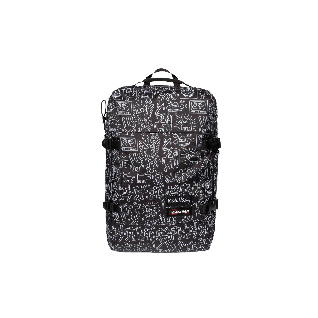 Eastpak x Keith Haring Travelpack 6z2 Black Travel Bag