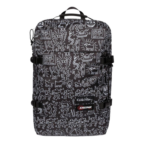 Eastpak x Keith Haring Travelpack 6z2 Black Travel Bag