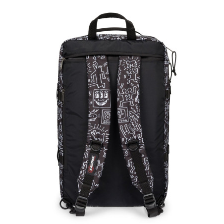 Eastpak x Keith Haring Travelpack 6z2 Black Travel Bag