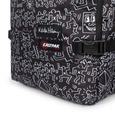 Eastpak x Keith Haring Travelpack 6z2 Black Travel Bag