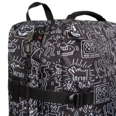 Eastpak x Keith Haring Travelpack 6z2 Black Travel Bag