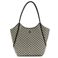 Guess Tessi Shopping Bag and Pouch 2-in-1 Black Multi