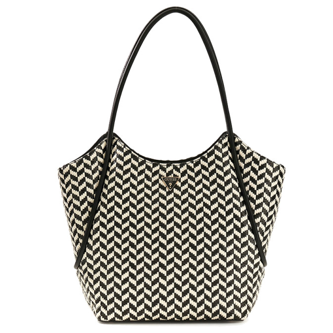 Guess Tessi Shopping Bag and Pouch 2-in-1 Black Multi