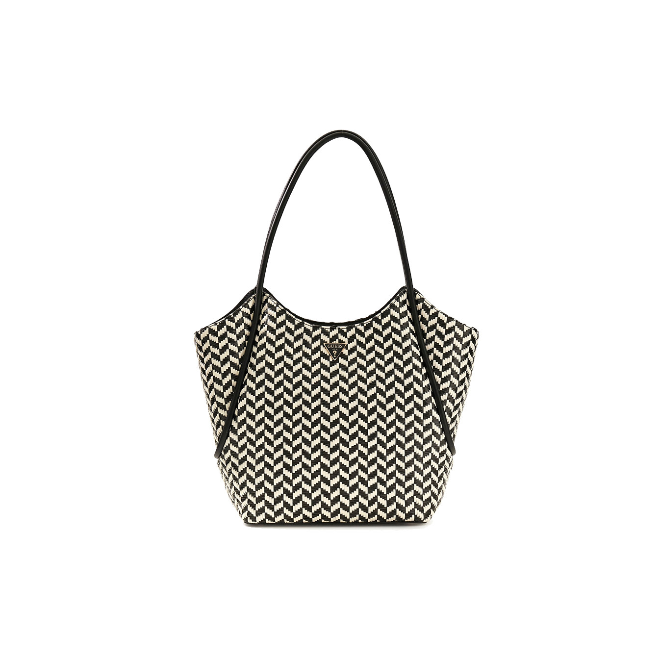 Guess Tessi Shopping Bag and Pouch 2-in-1 Black Multi